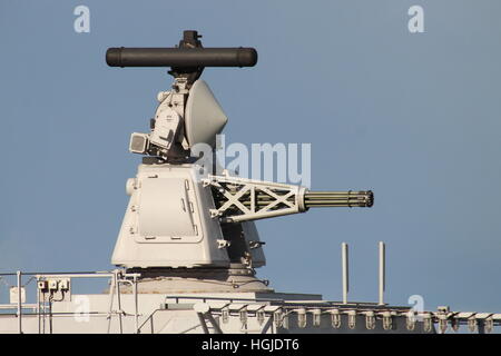 The Goalkeeper close-in weapon system (Sea-whiz) on the Belgian Navy's ...