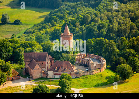 Stargard hill castle, Mecklenburg Lake District, Mecklenburg-Western Pomerania, Germany Stock Photo