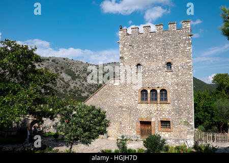 Venetian castle, ruined city Butrint, Vlora, Albania Stock Photo
