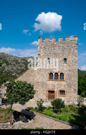 Venetian castle, ruined city Butrint, Vlora, Albania Stock Photo