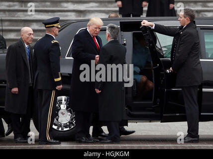 WASHINGTON, DC - JANUARY 20: Michael Boulos, Tiffany Trump, Lara Trump ...