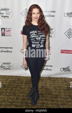 Anaheim, California. 20th Jan, 2017. Gretchen Menn attends the 5th She Rocks Awards during the NAMM Show at Anaheim Hilton Hotel on January 20, 2017 in Anaheim, California. | usage worldwide Credit: dpa/Alamy Live News Stock Photo