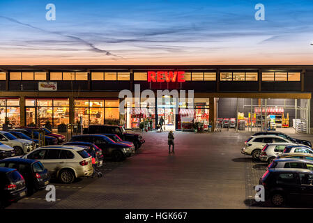 REWE Supermarket - South Germany Stock Photo - Alamy