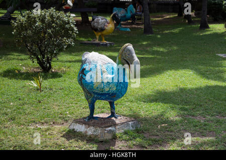 Modern statue of a Dodo in Port Louis, Mauritius Stock Photo