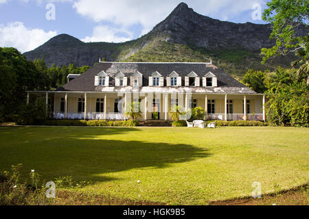 Eureka, a historic mansion in Moka, Mauritius Stock Photo