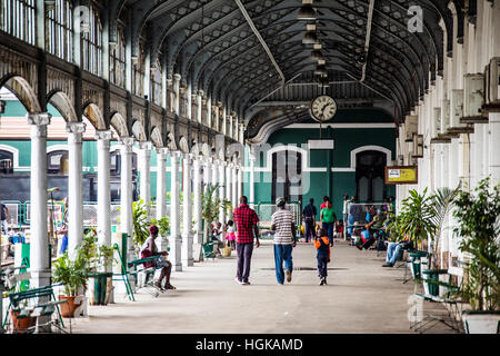 Railway station, Maputo, Mozambique Stock Photo