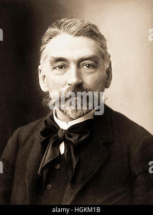Stephane Mallarme (1842-1898) innovative French poet who’s poems and salons influenced and provided inspiration for many early 20th century avant-garde art movements. See description for more information. Stock Photo