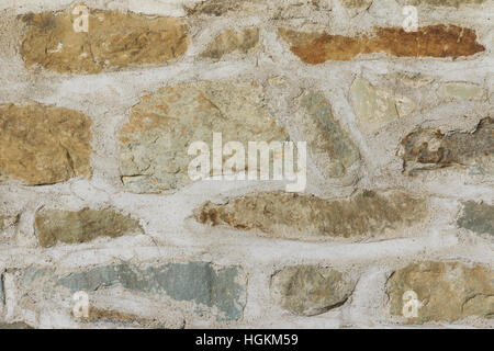 Close up of a mevdieval brick wall Stock Photo
