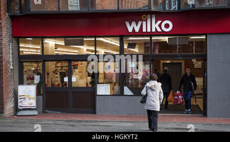 Wilko discount store in Darlington in north east England,UK Stock Photo