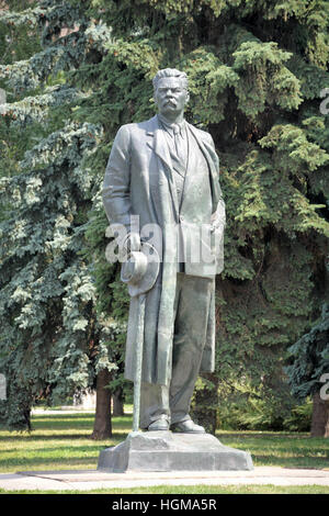 Monument to Maxim Gorky in park Muzeon. Moscow, Russia Stock Photo