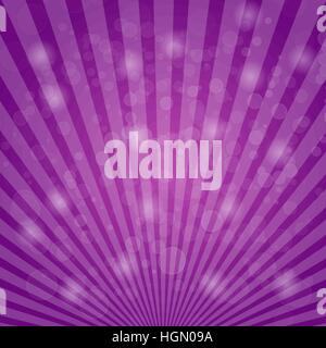 Abstract bokeh on purple background, stock vector Stock Vector