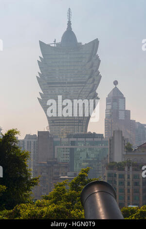 Grand Lisboa Hotel in Macao, China Stock Photo