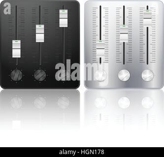 Mixer slider Stock Vector Images - Alamy