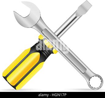 Repair tool on a white background. Vector illustration. Stock Vector