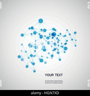 Vector network connection and DNA eps10 Stock Vector Image & Art - Alamy