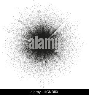 Plasma space burst background. EPS 10 Stock Vector