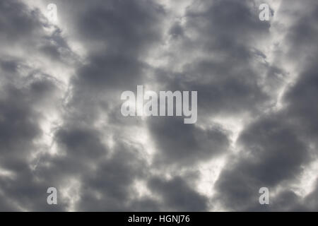 Dark Grey Cloudy Sky Stock Photo