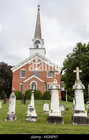 St. Ignatius Church, Chapel Point, Maryland.  Oldest Catholic Parish in US, from 1641. Stock Photo