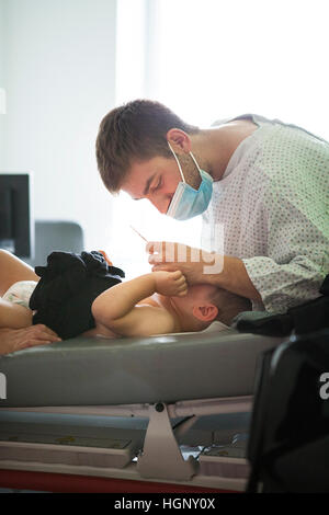 PEDIATRIC EMERGENCY UNIT Stock Photo