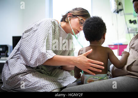 PEDIATRIC EMERGENCY UNIT Stock Photo