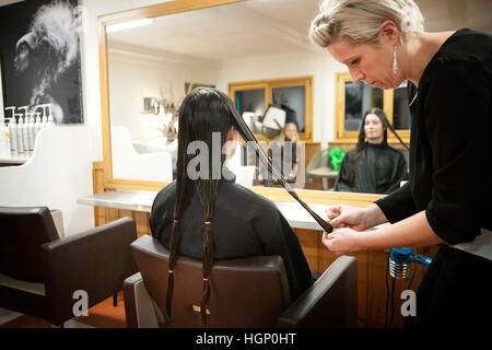 HAIR DONATION Stock Photo