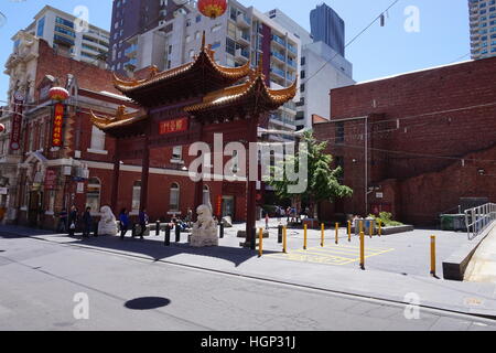 China Town, Melbourne, Australia Stock Photo