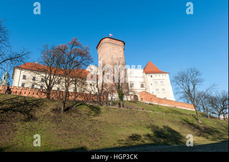 Wavel Castle, Krakow Stock Photo