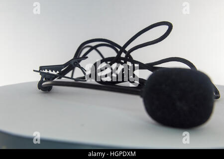 Clip-on microphone for SJCAM Stock Photo