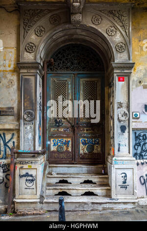 Istanbul abandoned building Stock Photo
