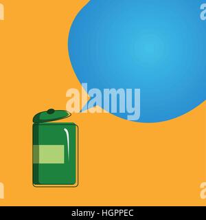 Vector old bank with a speech bubble Stock Vector