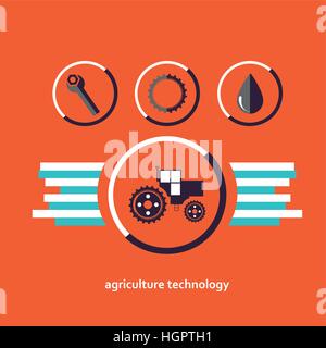 Set of vector characters relating to agriculture Stock Vector