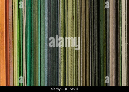 Summer Colors on The Ragged Edge with shades of green Stock Photo