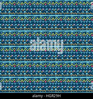 Seamless vector tribal texture. Stock Vector