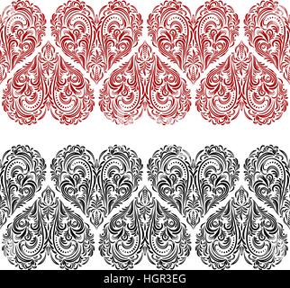 Seamless Pattern, Valentine Hearts Stock Vector