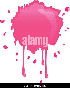 hot pink paint splatter icon image vector illustration design Stock ...