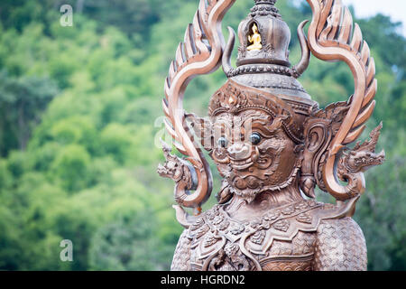 the wat Pa Phu Kon near the city of Udon Thani in the Isan in Northeast Thailand. Stock Photo