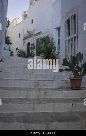 beautiful town of ostuni in puglia,italy