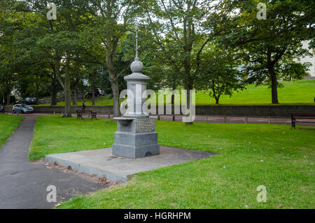 Drinking Fountain presented  in 1897 to Residents of Whitburn Village, South Tyneside Stock Photo