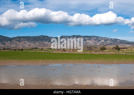 A view of the Kyrenia mountains in Northern Cyprus. Stock Photo