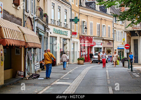 France, Indre (36), Argenton-sur-Creuse, rue Grande Stock Photo
