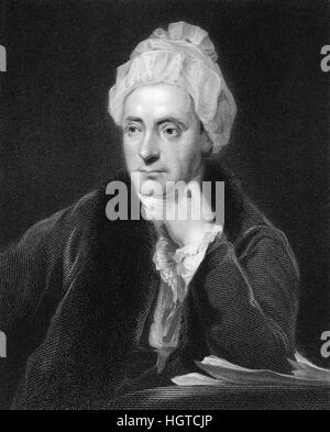 William Cowper, 1731-1800, an English poet and hymnodist, William Cowper, 1731-1800, ein englischer Rechtsanwalt und Dichter Stock Photo