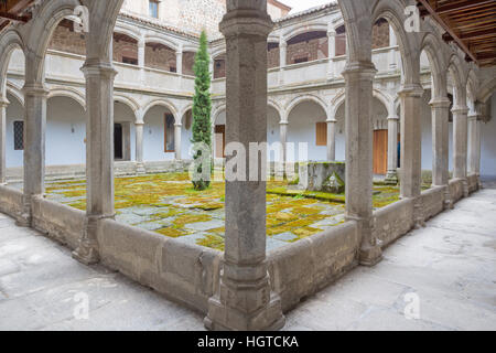 AVILA, SPAIN, APRIL - 18, 2016:  The  atrium of church Real monasterio de Santo Tomas. Stock Photo