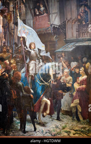 France, Loiret, Orleans, Beaux Art museum, Jeanne d'Arc victorieuse des ...