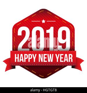 Happy New Year 2019 vector Stock Vector