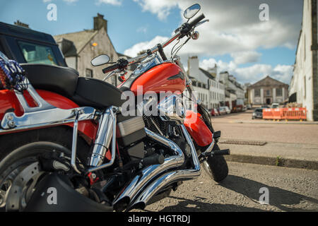 Harley Davidson Motorcycle Stock Photo