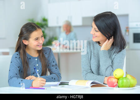 Women in the kitchen Stock Photo