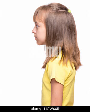 Emotional portrait of girl Stock Photo