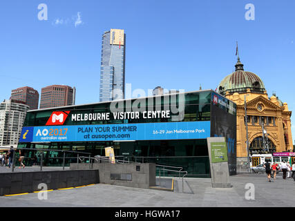 Melbourne visitor Centre Melbourne CBD Victoria Australia Stock Photo