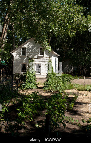 Fort Edmonton, Alberta, Canada, reconstruction of a 19th - 20th century British fort that became Edmonton, Philip Ottewell House Stock Photo