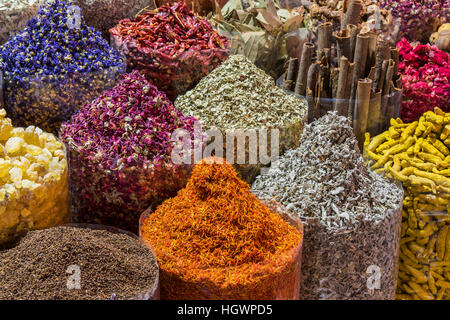 Dubai Spice Souk, Dubai, United Arab Emirates Stock Photo